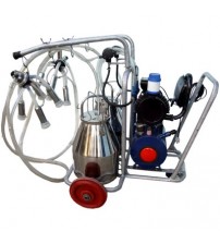 Milking Machine Mobile Trolley Double Cow Double Can